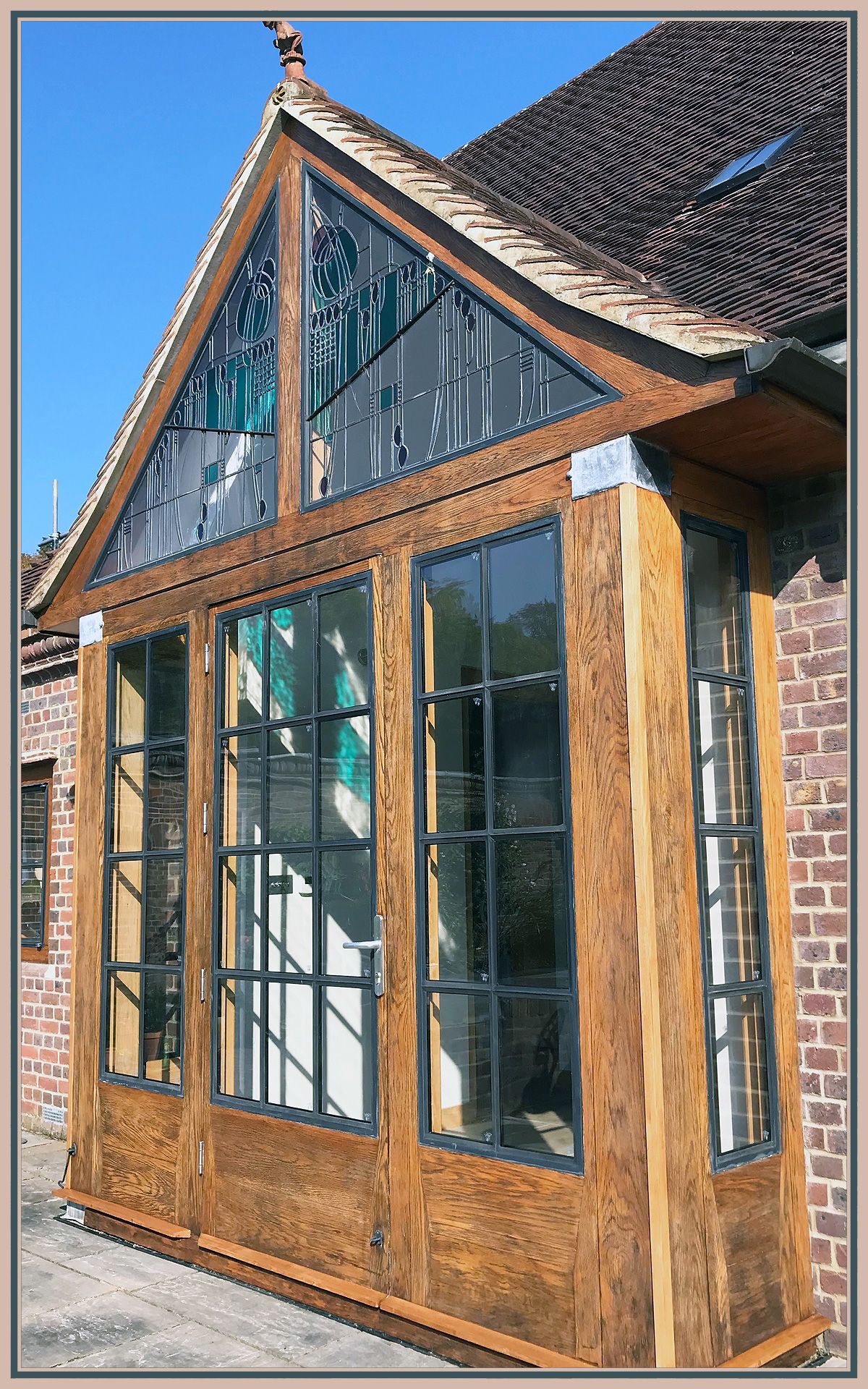 Restored doorway and woodwork with a refreshed painted finish